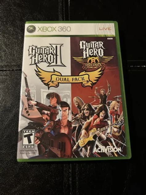Guitar Hero Iiguitar Hero Aerosmith Dual Pack Xbox 360 2008 Cib