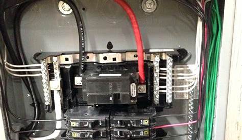 Electrical Sub Panel Wiring
