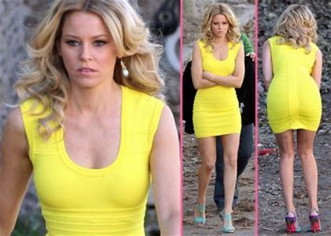 Elizabeth Banks Walk Of Shame Sexy Reporting For Duty On The Set Of Her New Movie Elizabeth