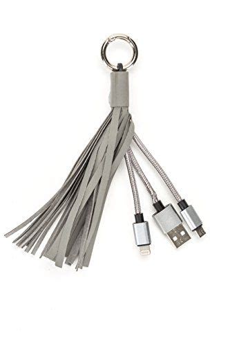 Usb Leather Tassel Key Chain Charging Cable With Lightnin Leather