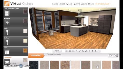 Homedepot Virtual Kitchen Youtube