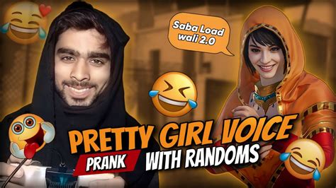 Girl Voice Changer Prank With Randoms Gone Crezy Pubg Mobile Mani Playes Youtube