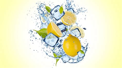 Lemon Ice Splash Hd Creative 4k Wallpapers Images