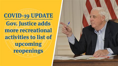 Covid 19 Update Gov Justice Adds More Recreational Activities To List