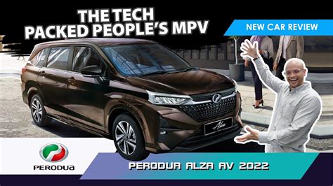 2022 Perodua Alza Review Test Drive Budget MPV Packed With Tech