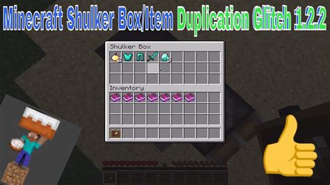 Minecraft How To Duplicate Itemsshulker Boxes 1122