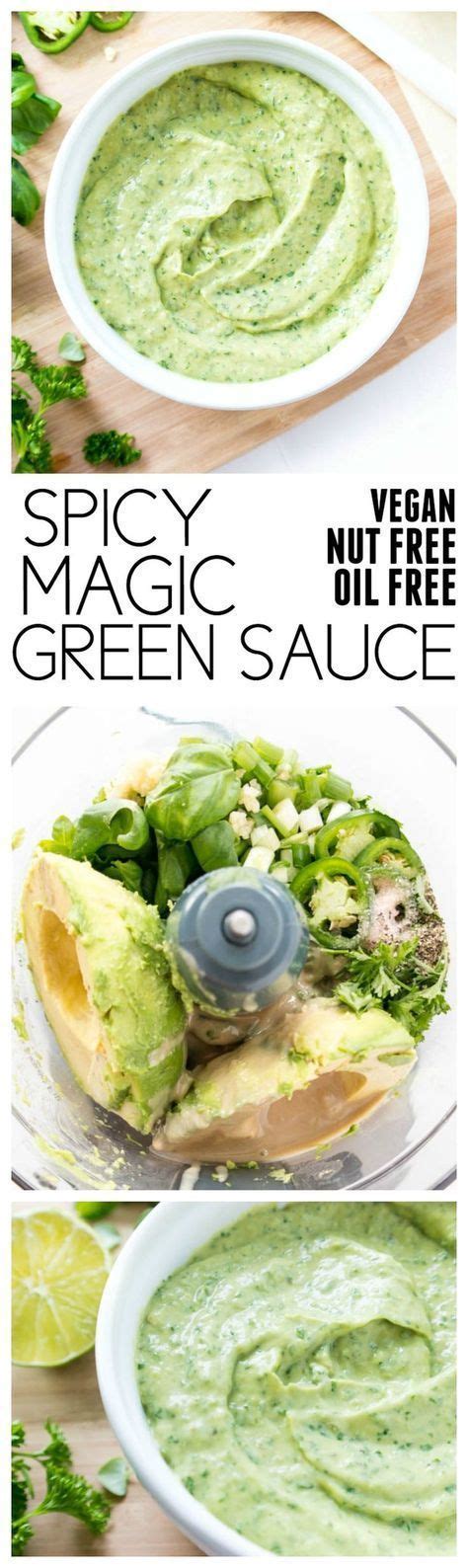 the most addicting sauce that you ll want to put on everything spicy magic green sauce vegan