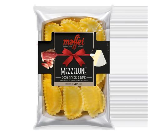 Mezzelune Con Speck E Brie 230 G Pastaio Maffei La Pasta Fresca Italiana Dal 1960