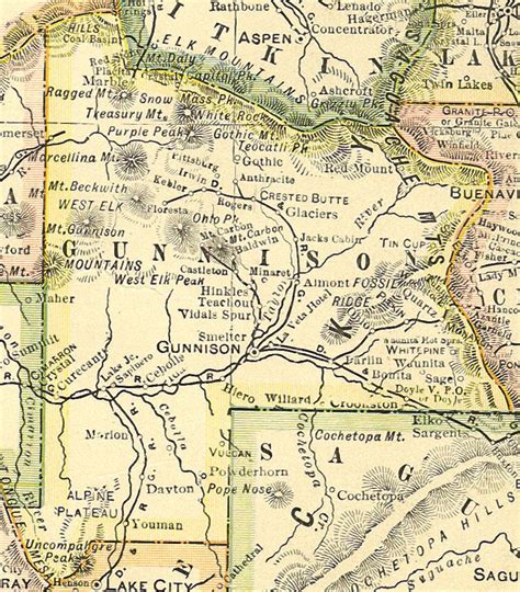 Gunnison County Colorado Genealogy Census Vital Records