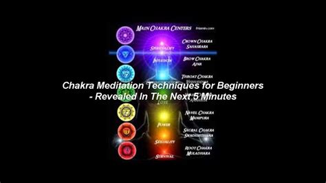 Chakra Meditation Techniques For Beginners Revealed In The Next 5