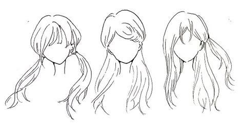 Cara Menggambar Rambut Anime Untuk Referensi Gambar