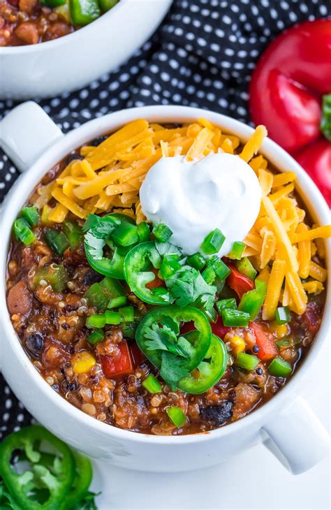 83 fast instant pot recipes you can make any day of the week. Instant Pot Vegetarian Quinoa Chili - Peas And Crayons