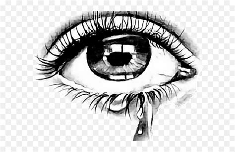 Crying Eyes Png Image Human Teary Eyes Sketch Drawing Eye Anime Crying