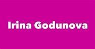 Irina Godunova - Spouse, Children, Birthday & More