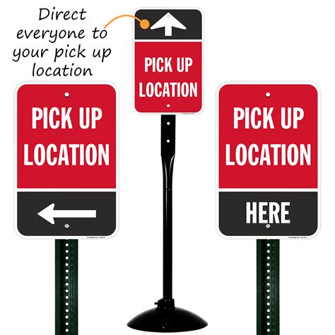 Pickup Location Select Your Directional Arrow Sign Sku K2 5711