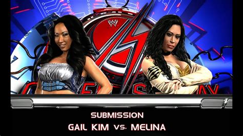 WWE Smackdown Vs RAW Xbox Gail Kim Vs Melina Normal Submission YouTube