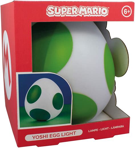 Paladone Super Mario Yoshi Egg Light Usb Powered 1 W Nintendo Night