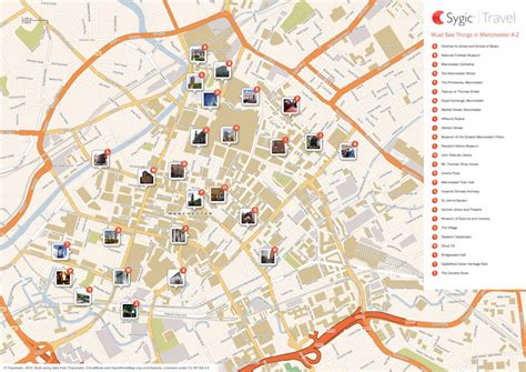 Map Of Manchester Attractions Sygic Travel