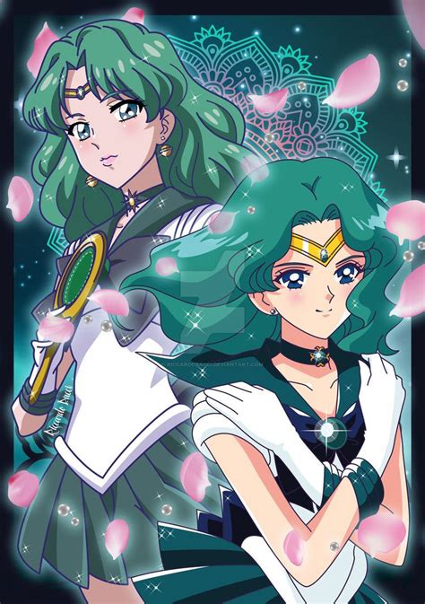 Sailor moon crystal sailor neptune wallpaper. Sailor Neptune '90s VS Crystal by riccardobacci.deviantart.com on @DeviantArt | Sailor neptune ...