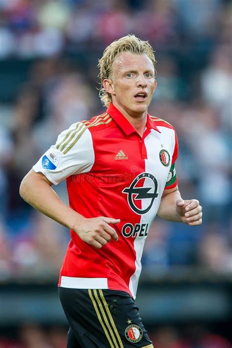 Dirk Kuyt Speler Van Feyenoord Rotterdam Redactionele Stock Foto