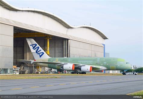 The First Airbus A380 Ana Was Assembled In Toulouse Photo