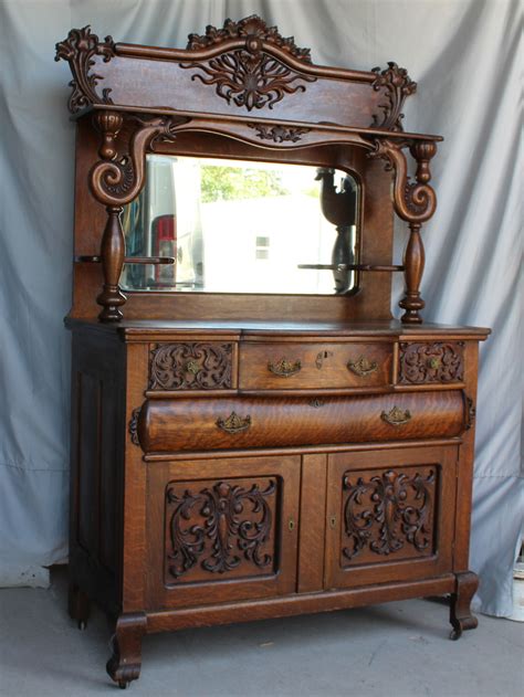 Bargain John's Antiques | Antique Victorian Oak Sideboard - Bargain ...