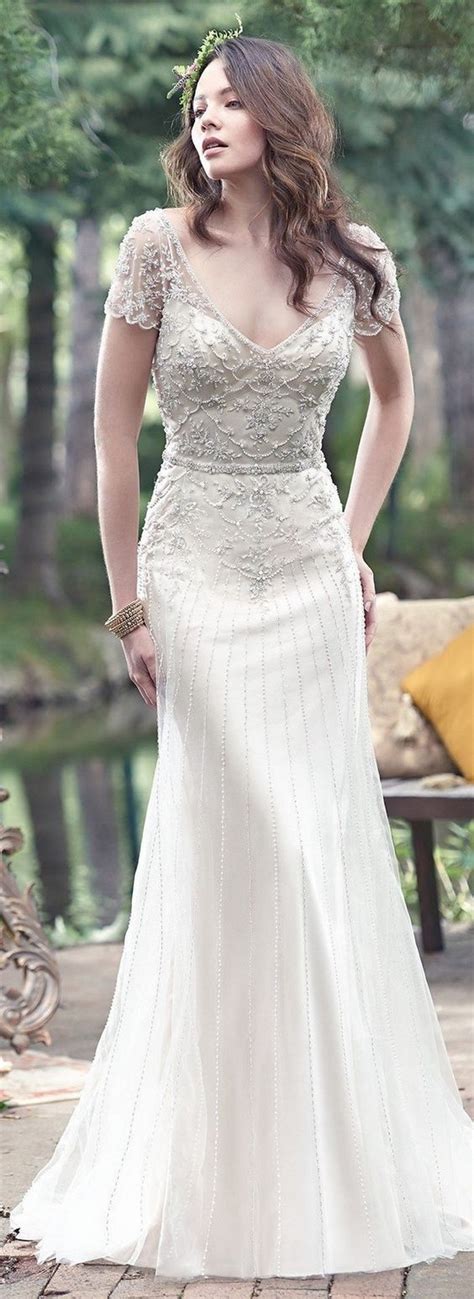 Top 20 Vintage Wedding Dresses With Cap Sleeves Emmalovesweddings