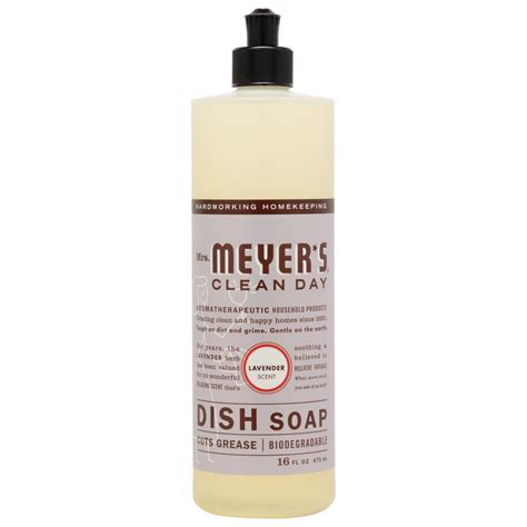 Mrs Meyers Clean Day 16 Oz Lavender Liquid Dish Soap 11103 The