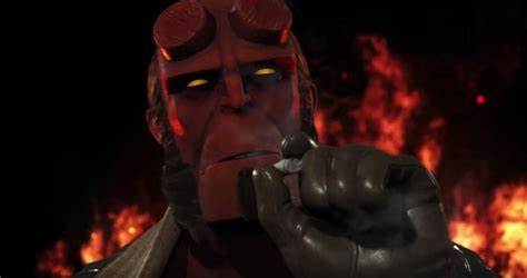 Watch Hellboy Enters The Fight In New Injustice 2 Game Trailer