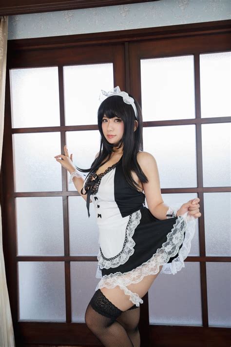 Maid Cosplay French Maid Cosplay Asian Beauty