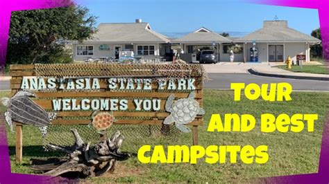 Video Tour Of Anastasia State Park Campground In Fl Youtube