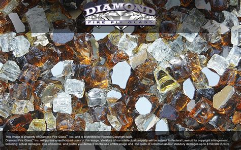 Tuscan Reserve Diamond Fire Pit Glass 1 Lb