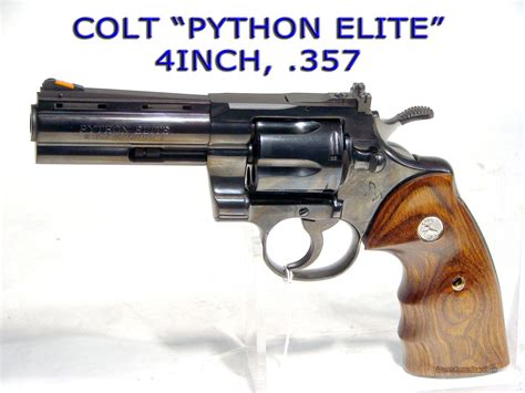 Colt Python Elite 4 Inch Blue For Sale At 918438654
