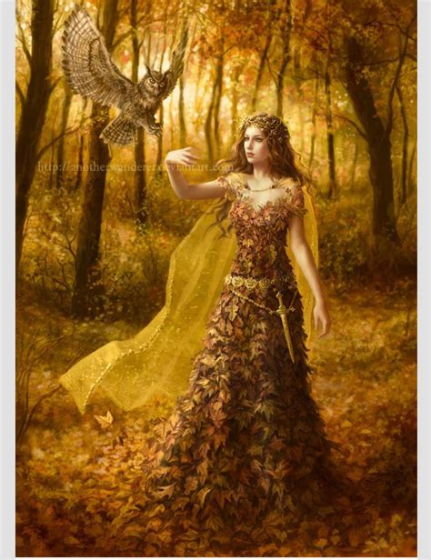 el hada del otoño fairy angel fairy art fantasy artwork fantasy portraits elfen fantasy