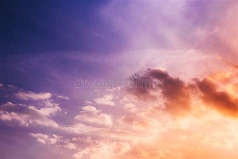 Purple Sunset Stock Photo Image Of Cloud Sunlight Outdoors 5686198