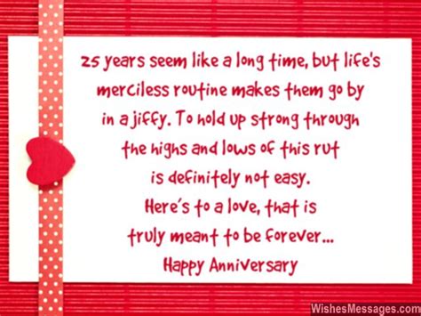 25th anniversary wishes silver jubilee wedding anniversary quotes