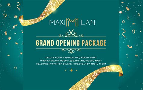 Grand Opening Promotion Maximilan Danang Beach Hotel