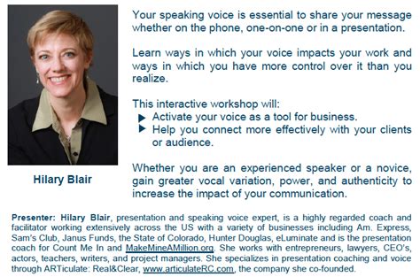 How To Create Your Professional Speaker Biography Yvonne
