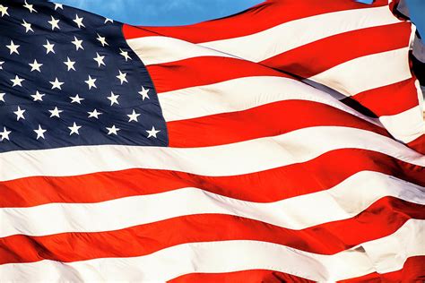American Flag Waving In The Wind Photograph By Jon Rehg Fine Art America