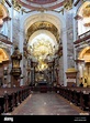 Interior of the Karlskirche with high altar, Vienna, Austria Stock ...