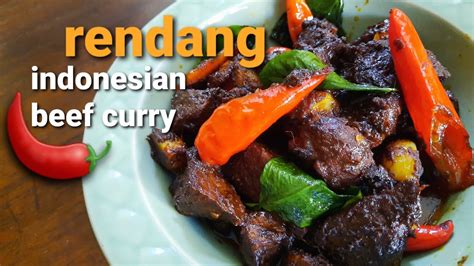 My Beef Rendang Indonesian Curry Youtube