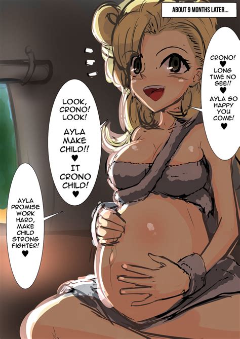 Rule 34 1girls Artist Request Ayla Blonde Hair Chrono Trigger Dialogue Pregnant Tagme Text