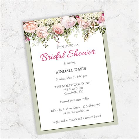 Invitations And Announcements Invitations Bridal Shower Bridal Shower