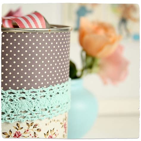 Pretty Tin Large Create And Craft Recycled Crafts Can Crafts