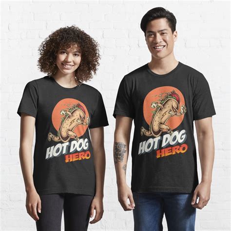 Hot Dog Hero Superhero Hot Dog Person T Shirt By Projectx23