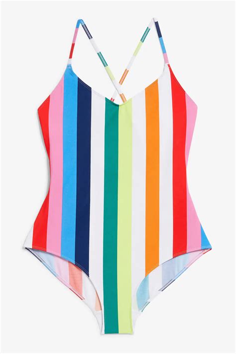 monki has launched its first sustainable swimwear collection featuring pieces made from