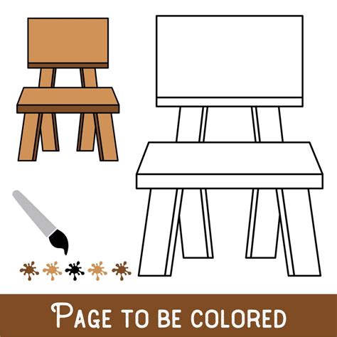 Divertente Sedia Da Colorare Il Libro Da Colorare Per Bambini In Et