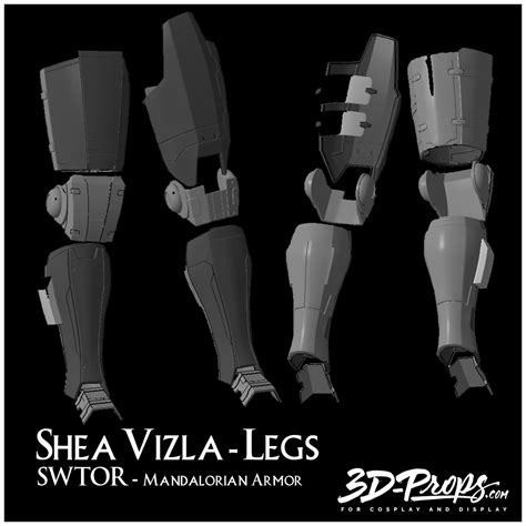 Shea Vizla Full Armor Swtor 3d Files 3d Props Blasters For Display