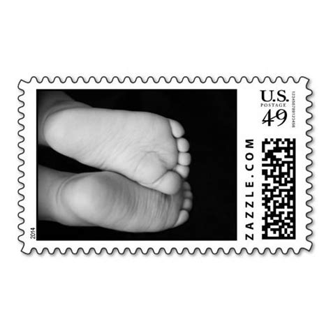 Cute Baby Feet Postage Baby Feet Personalized Stamps