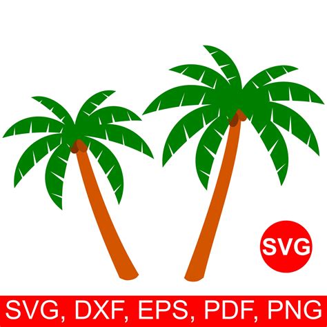 Palm Tree Svg File For Cricut Palm Tree Clipart Palm Tree Etsy Polska